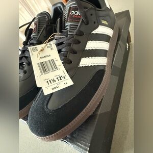 Adidas Samba Black and White Shoes